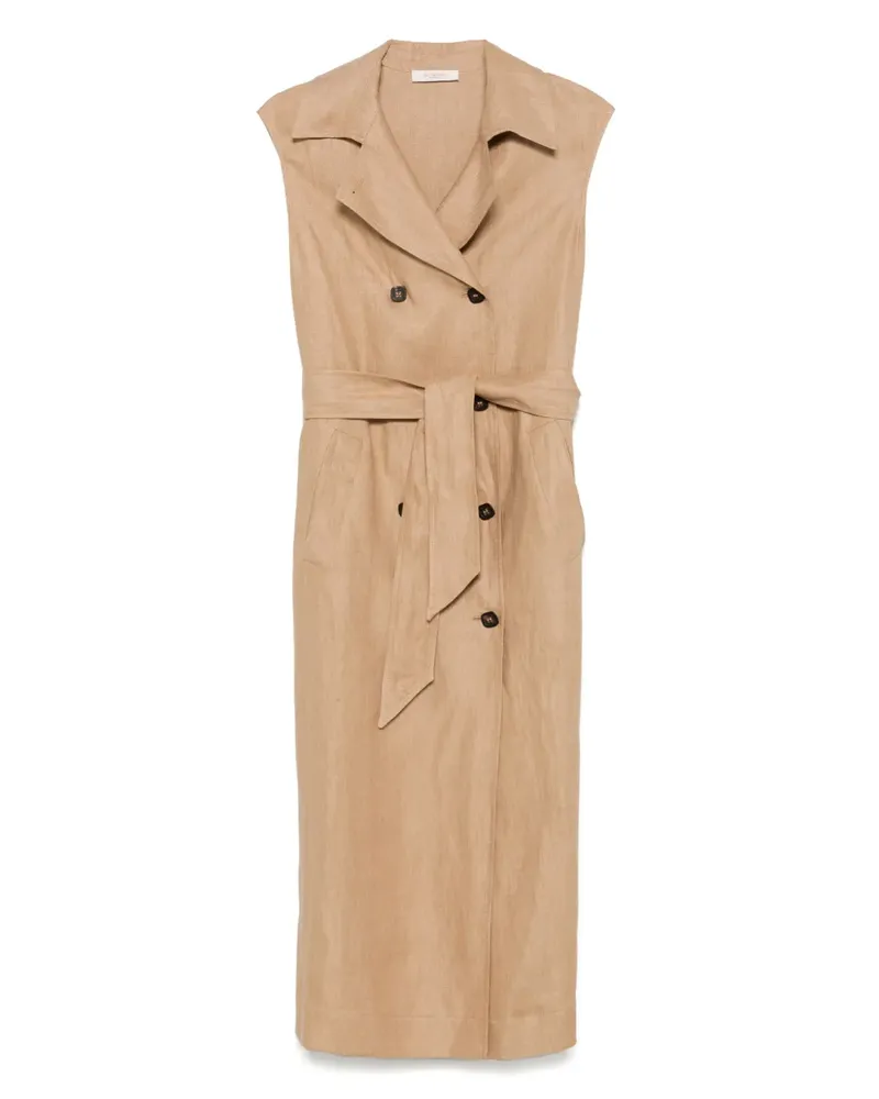 Glanshirt Ginnie Midikleid - Braun Braun