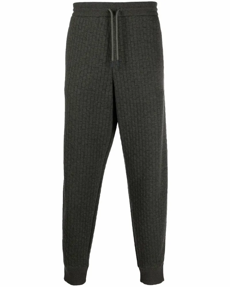 Giorgio Armani Hose mit seitlichem Streifen - Grün Grün
