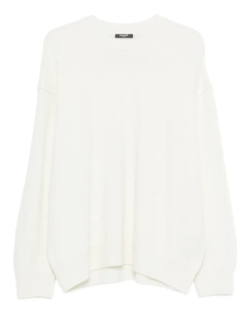 Balmain crew-neck sweater - Nude Nude