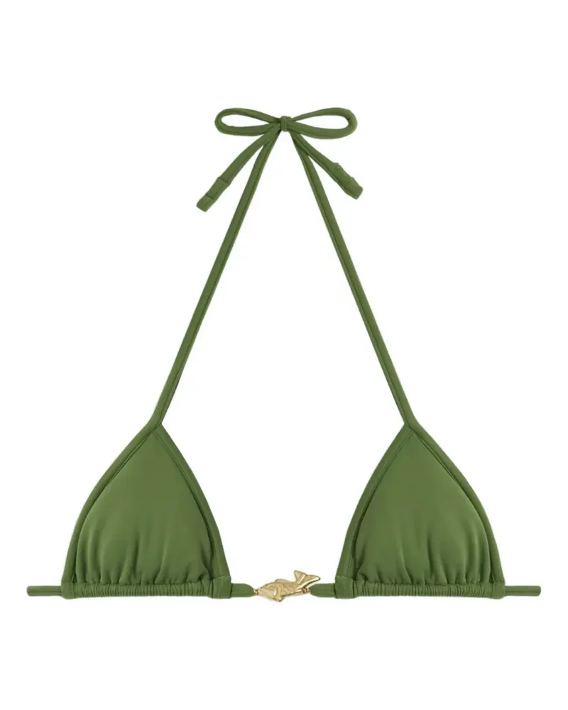 Reina Olga Splash triangle-cup bikini top - Grün Grün