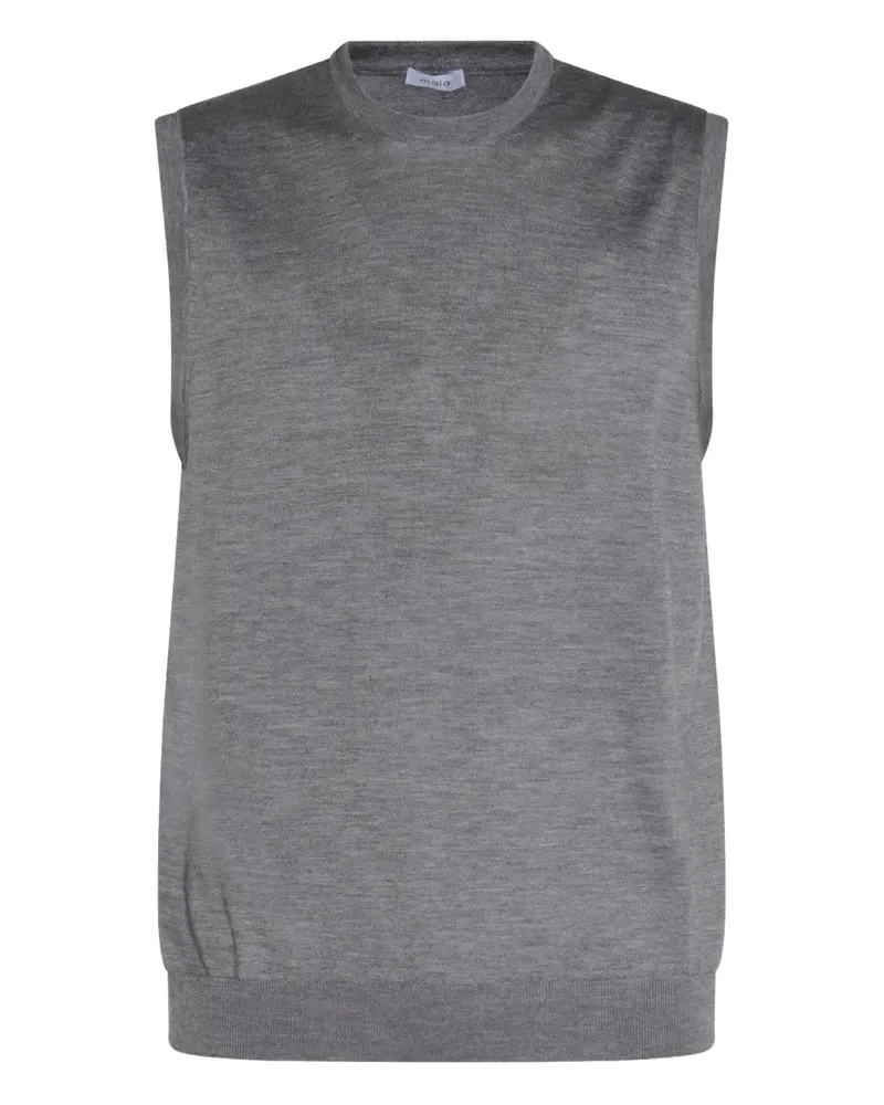 Malo Top mit rundem Ausschnitt - Grau Grau