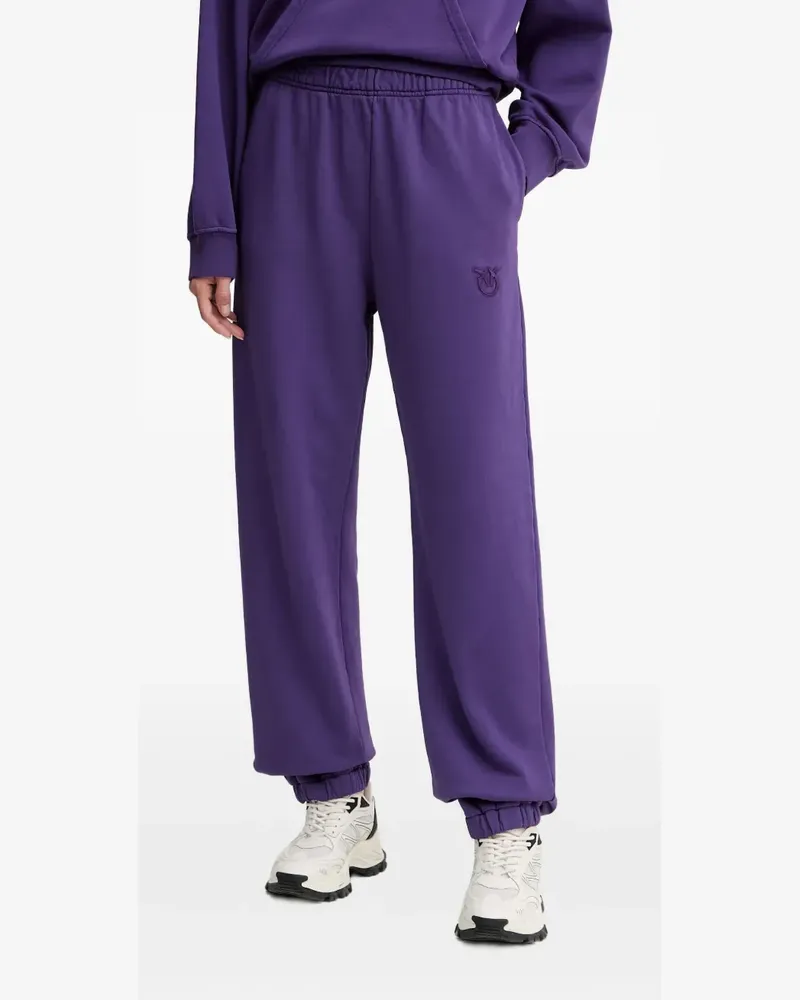 Pinko Jogginghose mit Logo-Stickerei - Violett Violett