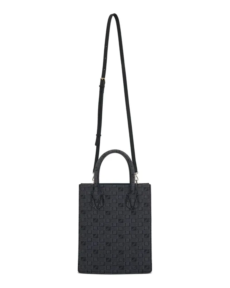 Moreau Paris Suite JR monogram-pattern tote bag - Schwarz Schwarz