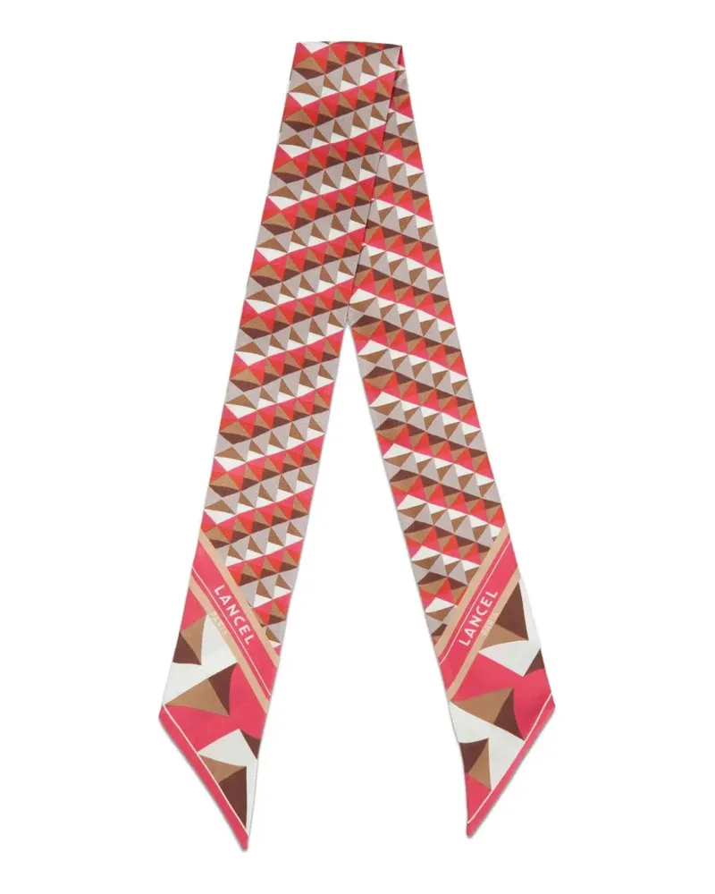 Lancel geometric-print hairband - Rot Rot
