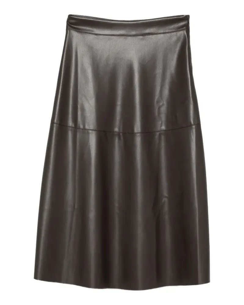 Alpha Studio panelled midi skirt - Braun Braun