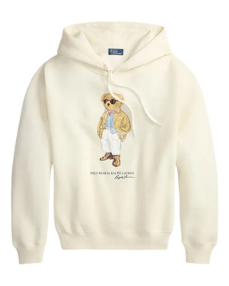Ralph Lauren Hoodie mit Polo Bear - Nude Nude