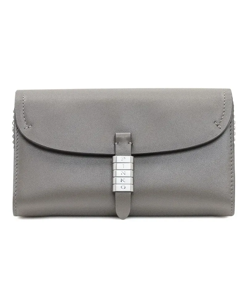 Pinko chain-strap shoulder bag - Grau Grau