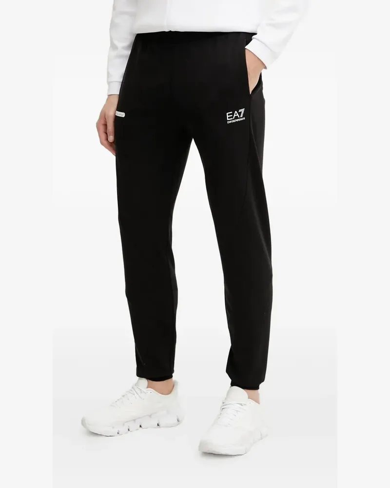 EA7 Jogginghose mit Logo-Print - Weiß Weiß