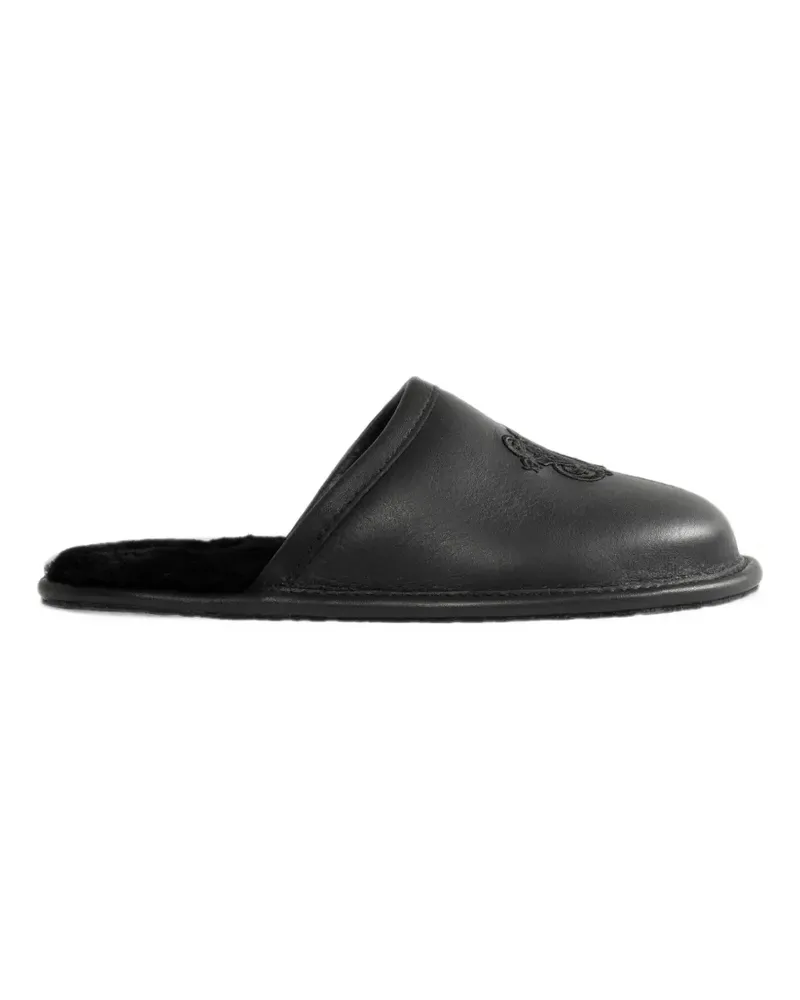 UGG x Willy Chavarria Hotel calf leather slippers - Schwarz Schwarz
