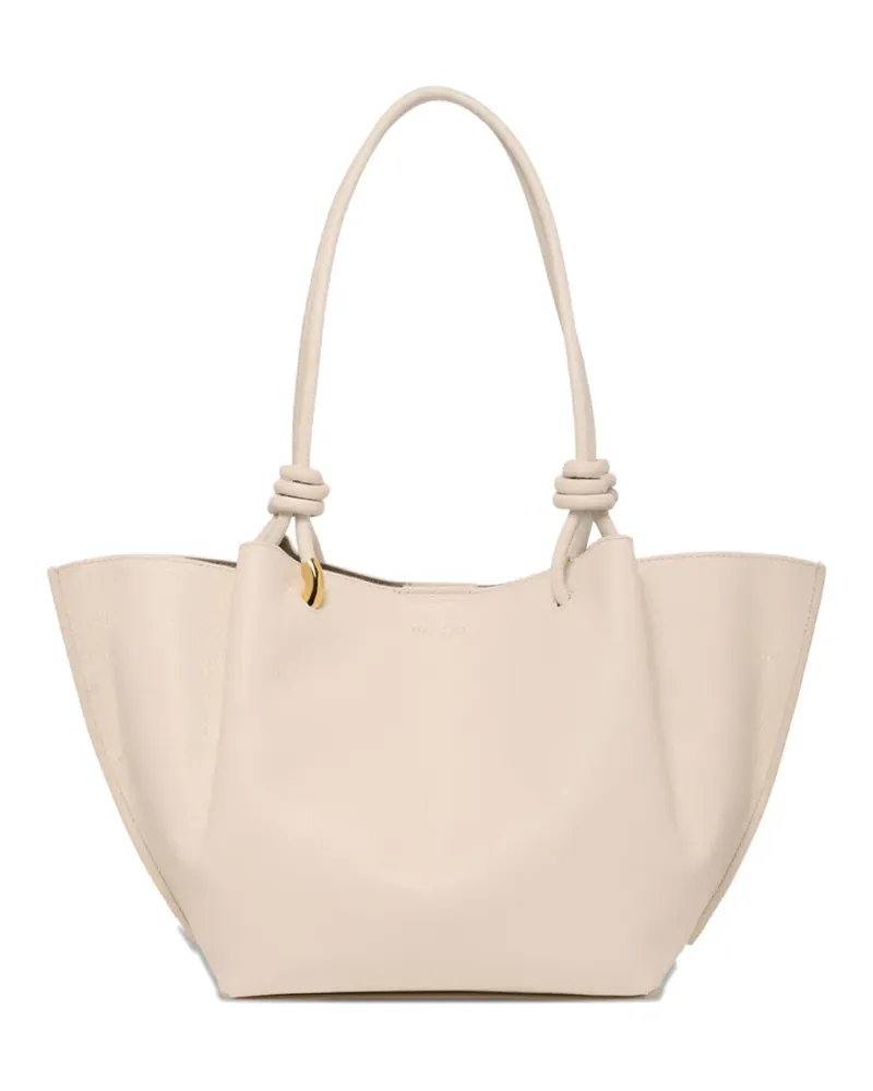 Coccinelle Tote Bag mit Ring-Henkel - Nude Nude