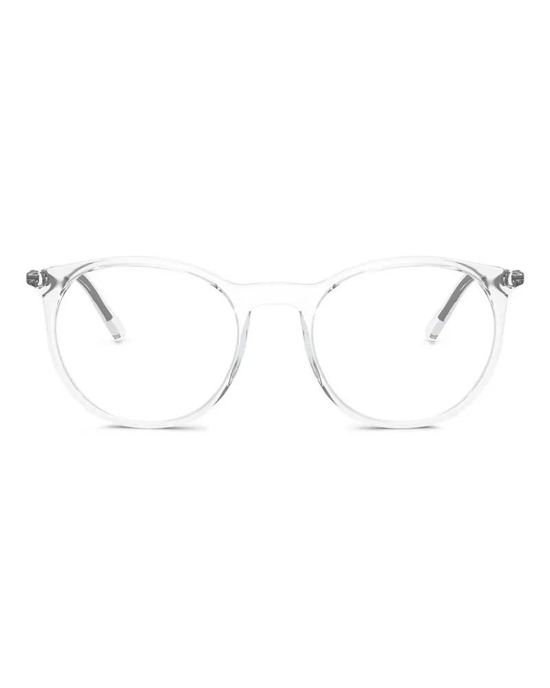 Dolce & Gabbana Brille mit rundem Gestell - Weiß Weiß