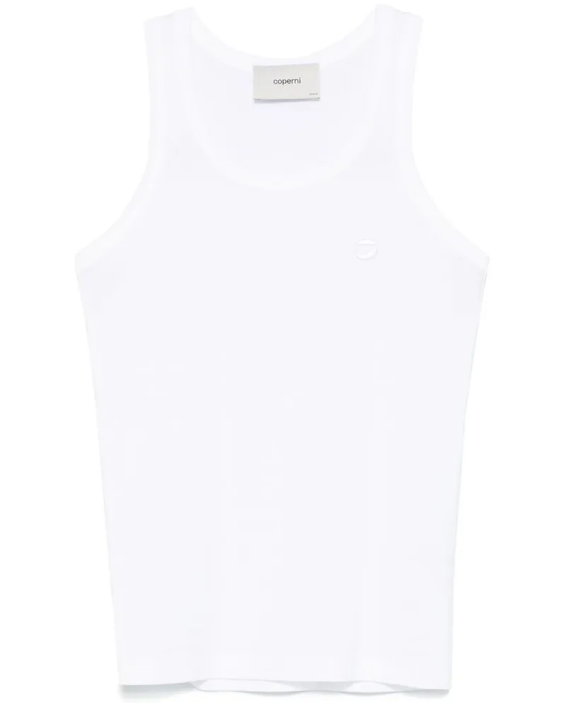 COPERNI Tanktop mit Logo-Stickerei - Weiß Weiß