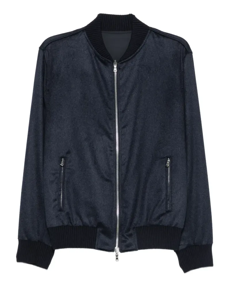 BARBA Bomberjacke mit Reißverschluss - Blau Blau