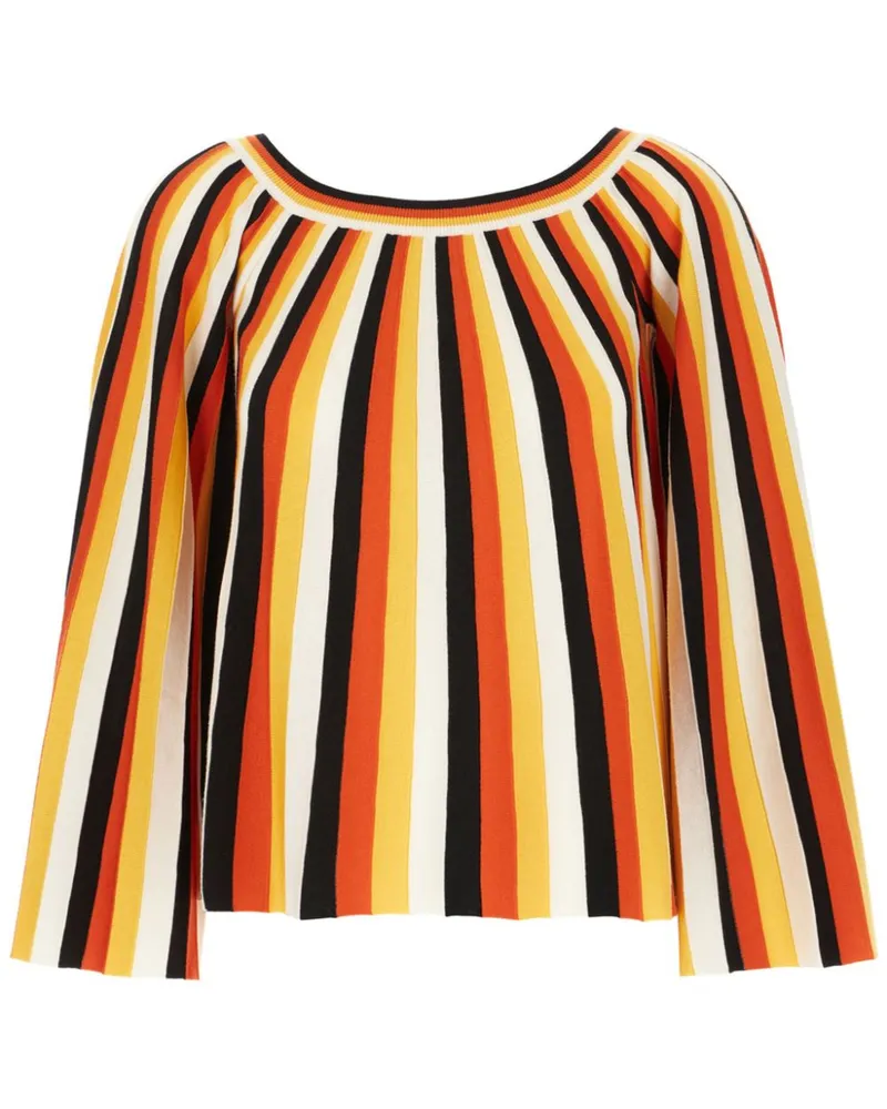 Chloé Gestreifte Bluse - Rot Rot