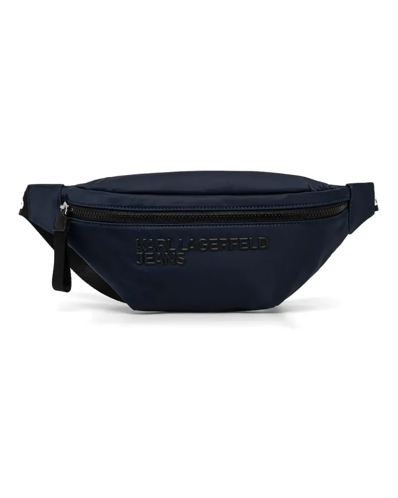 Karl Lagerfeld Gürteltasche mit Logo-Prägung - Blau Blau