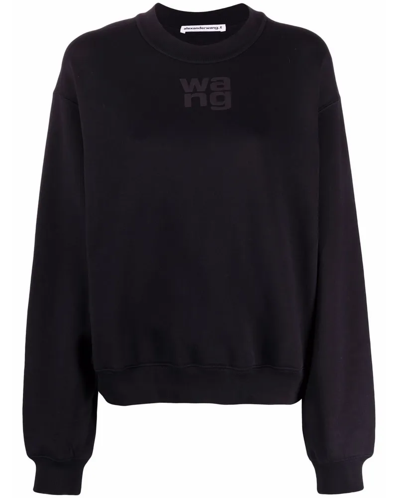 Alexander Wang Sweatshirt mit Rundhalsausschnitt - Schwarz Schwarz