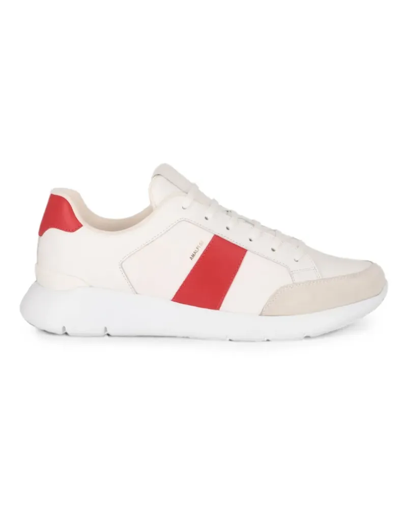 Isaia Amalfi 02 panelled sneakers - Nude Nude
