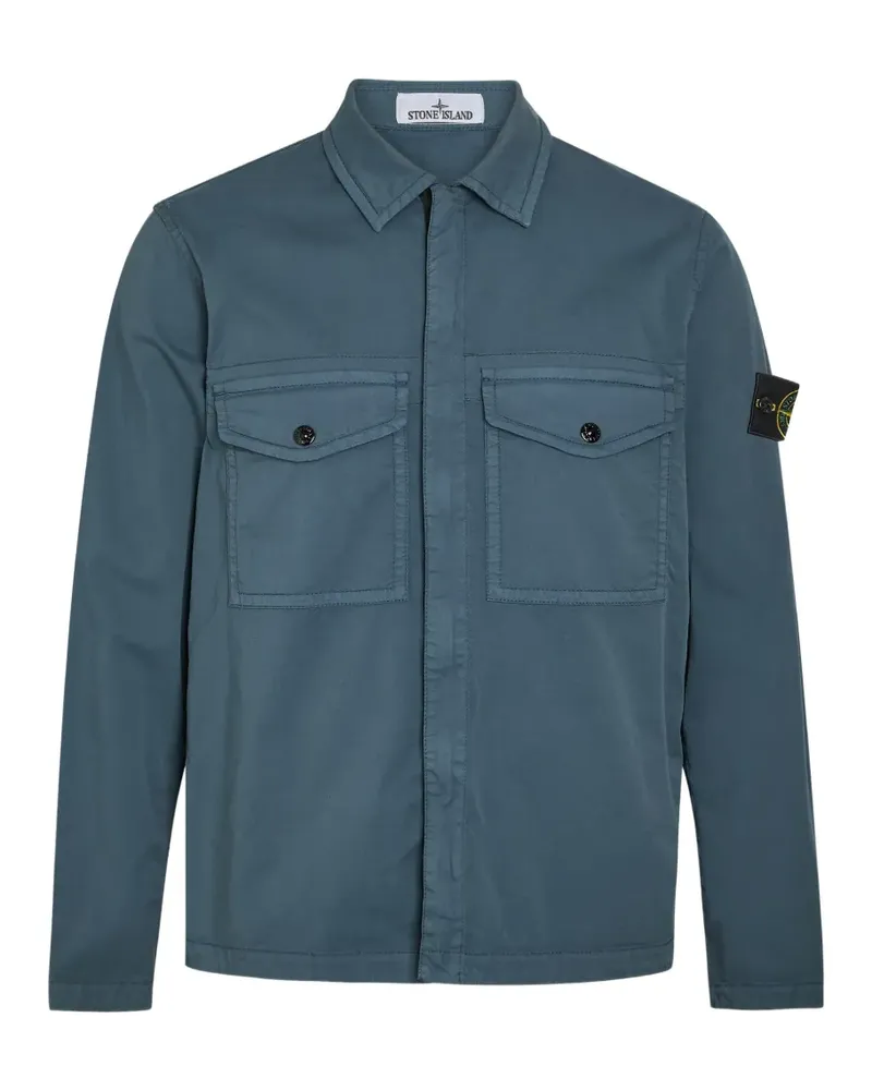 Stone Island Hemd mit Brusttaschen - Blau Blau