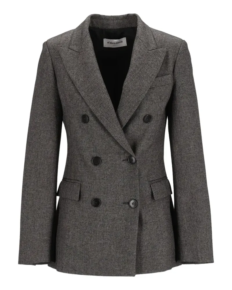 Al Duca D’Aosta 1902 double-breasted peak-lapel jacket - Grau Grau