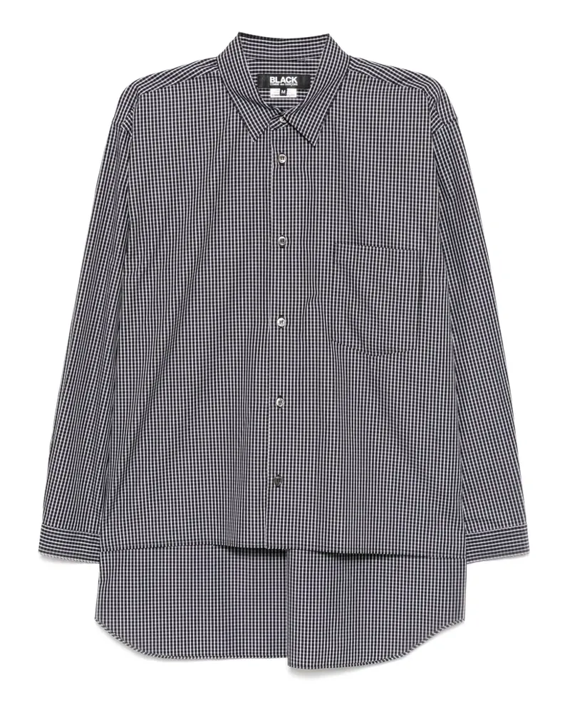 Comme des Garçons Kariertes Hemd - Schwarz Schwarz