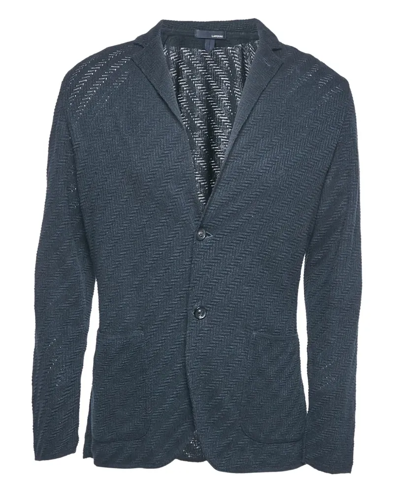 LARDINI Gestricktes Sakko - Blau Blau