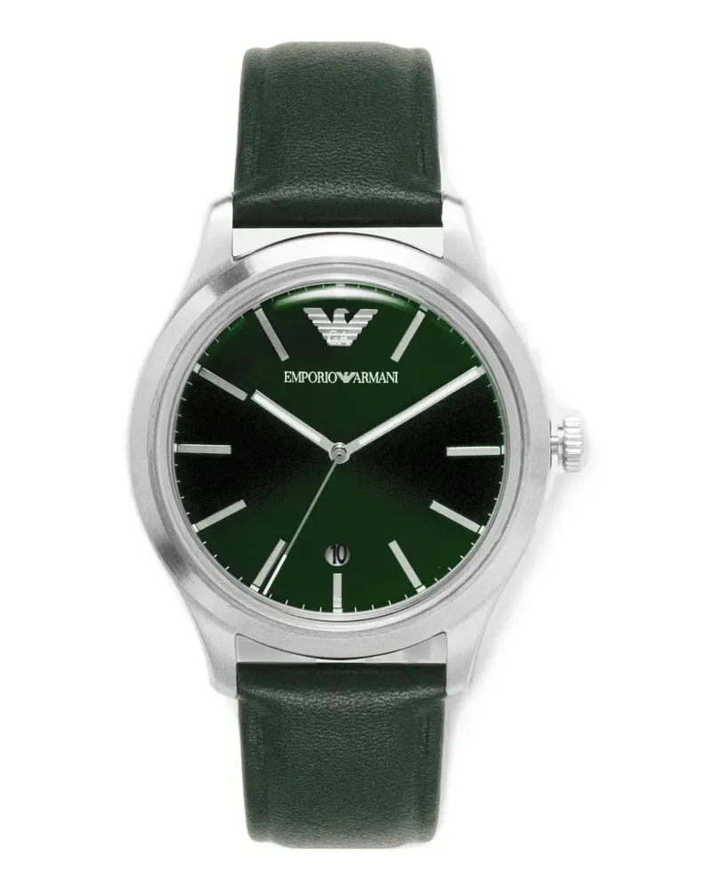 Emporio Armani logo-detail 41mm watch - Grün Grün