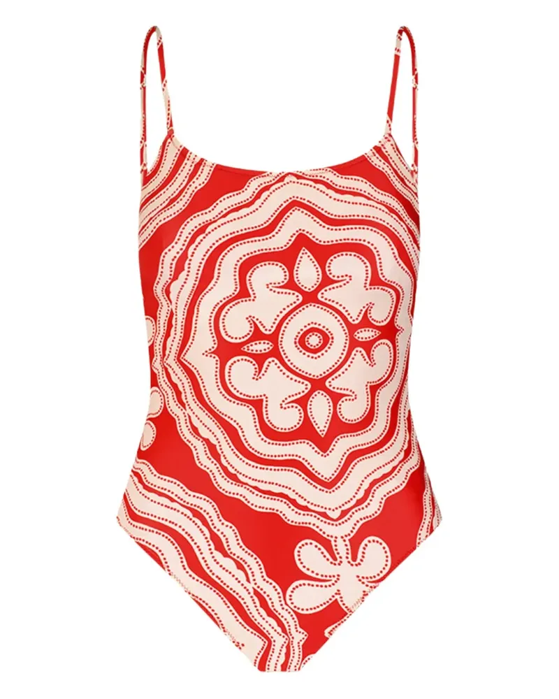 lemlem Dinha Badeanzug - Rot Rot