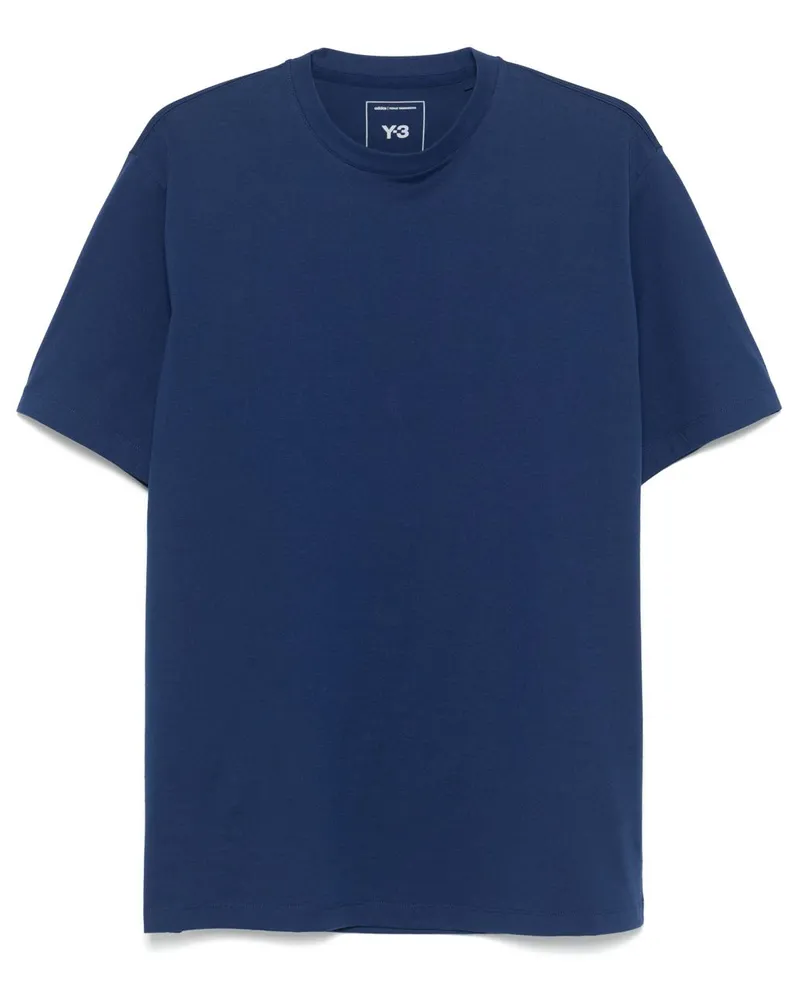 Y-3 T-Shirt mit grafischem Print - Blau Blau