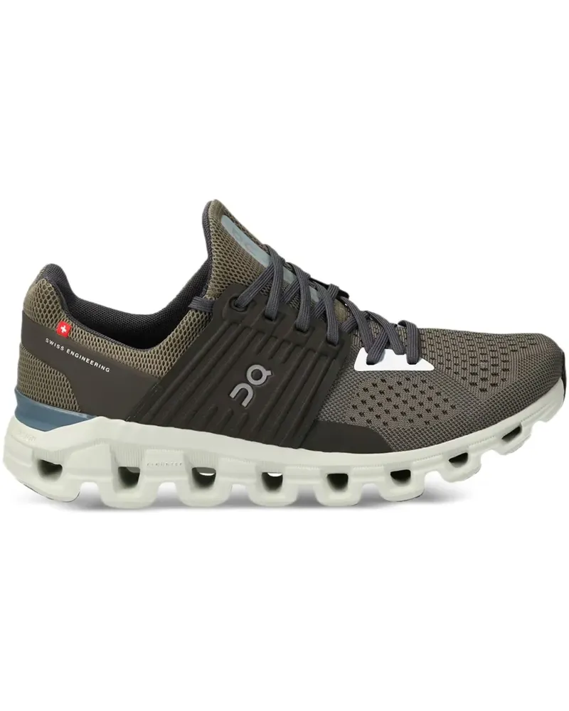 ON Cloudswift "Olive/Thorn" Sneakers - Grün Grün
