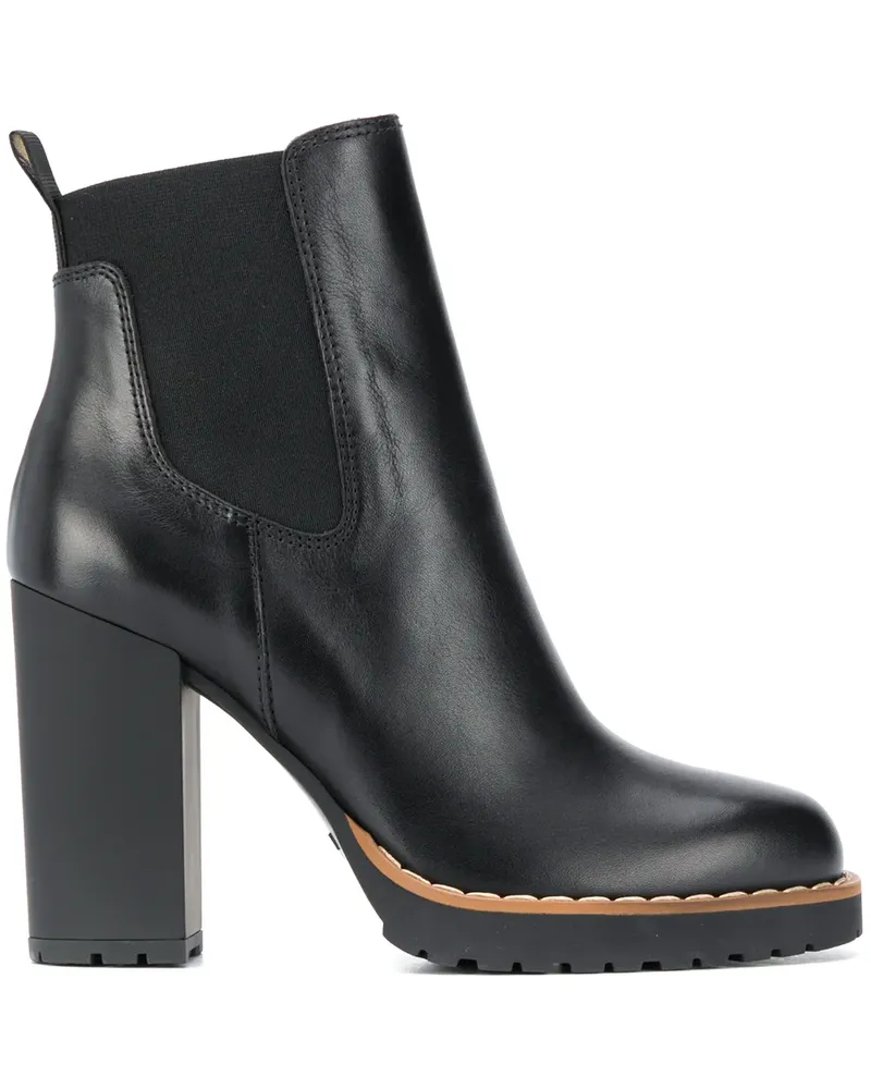 Hogan Klassische Stiefeletten, 100mm - Schwarz Schwarz