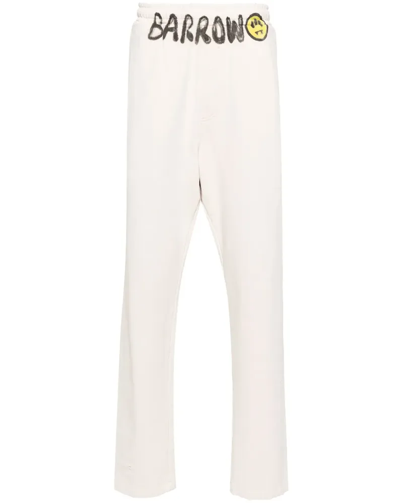 BARROW Jogginghose mit Logo-Print - Nude Nude
