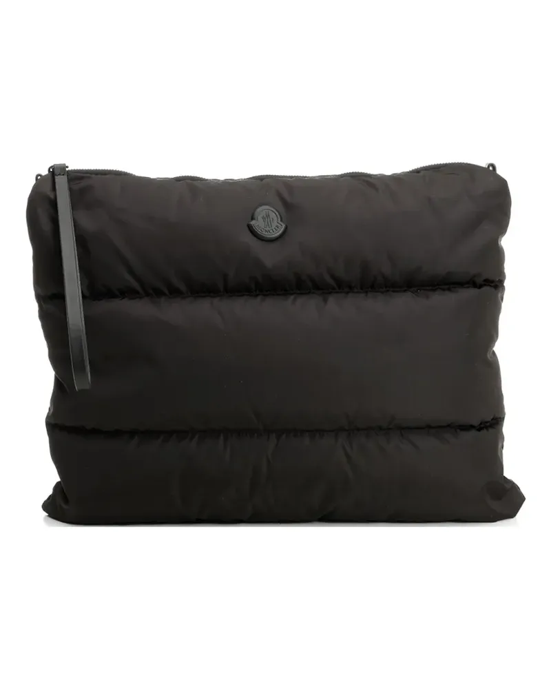 Moncler Cardoc quilted laptop bag - Schwarz Schwarz
