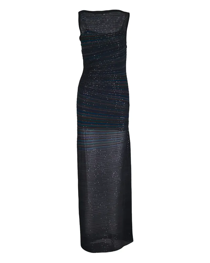 Missoni Maxikleid mit Pailletten - Schwarz Schwarz