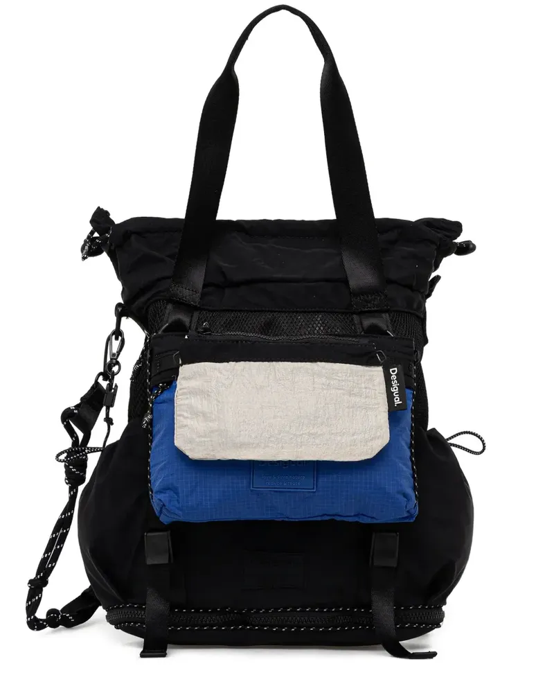 Desigual shoulder-strap modular Backpack - Schwarz Schwarz