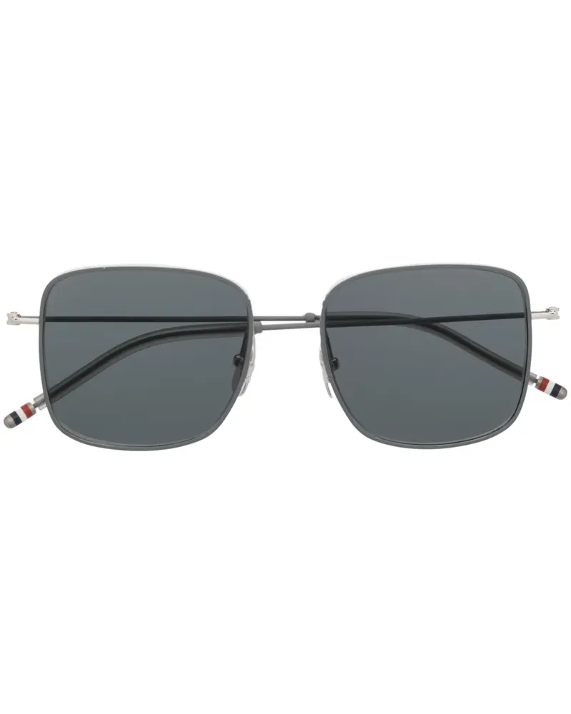 Thom Browne Eckige Pilotenbrille - Grau Grau