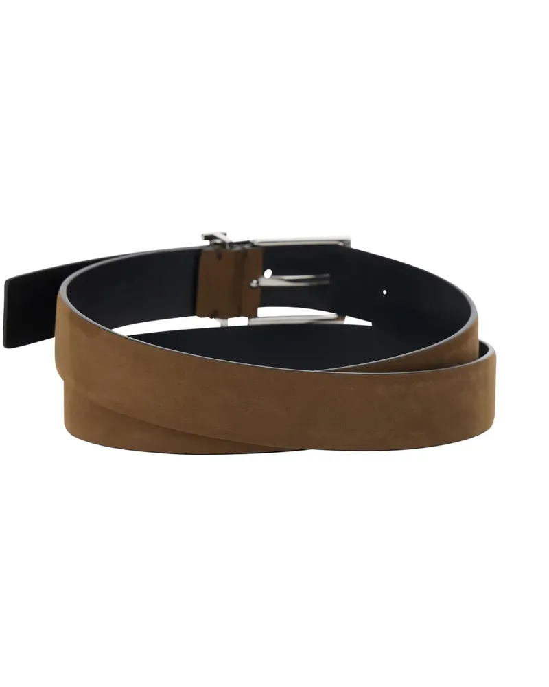 Tom Ford t buckle leather belt - Braun Braun