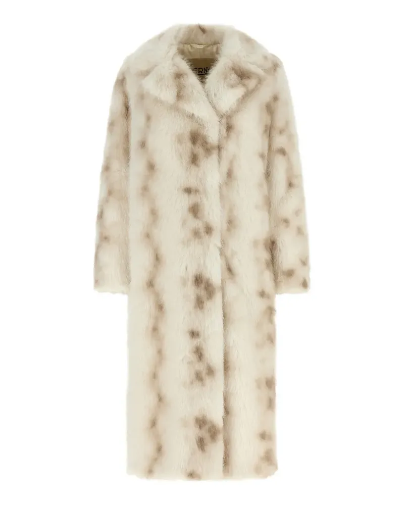 Herno faux-fur lynx-effect coat - Nude Nude