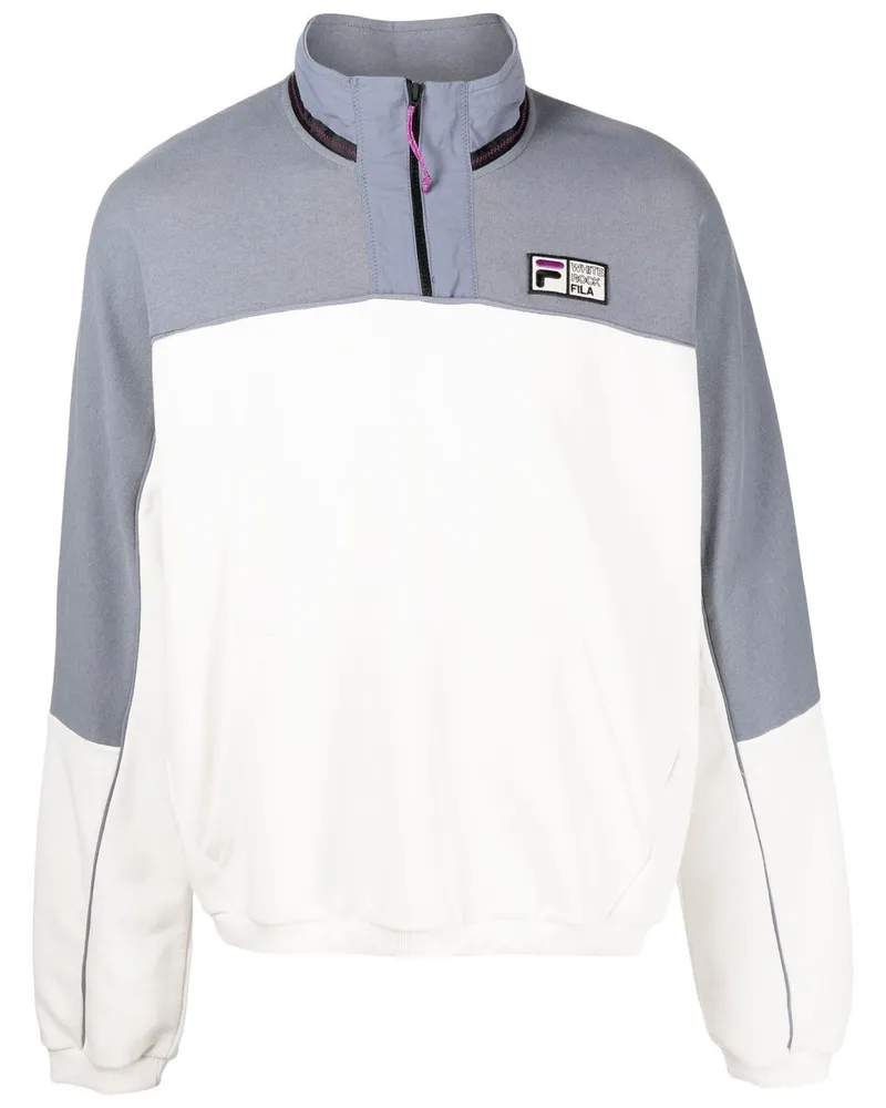 Fila Pullover mit Reißverschluss Weiß