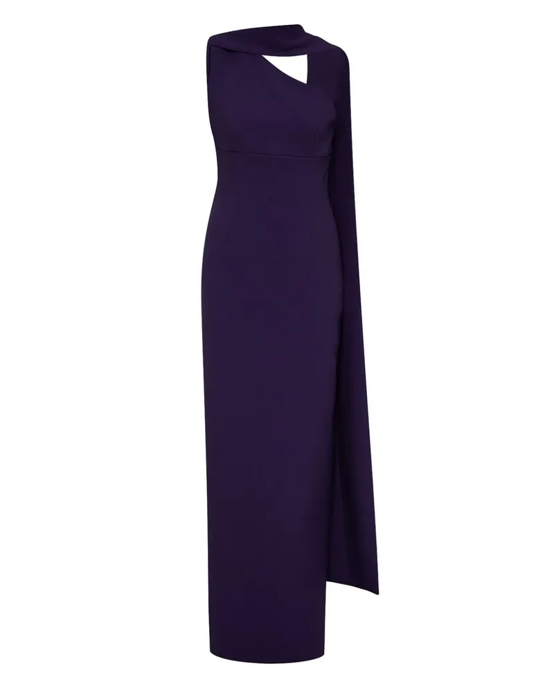 Rachel Gilbert Asymmetrisches Wickelkleid - Blau Blau