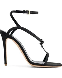 Giambattista Valli Sandalen mit Schleife 90mm Schwarz