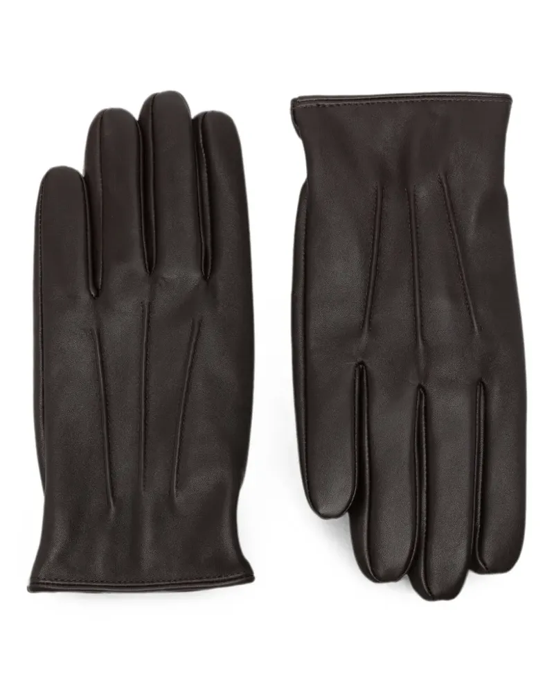 Sandro Handschuhe aus Leder - Braun Braun