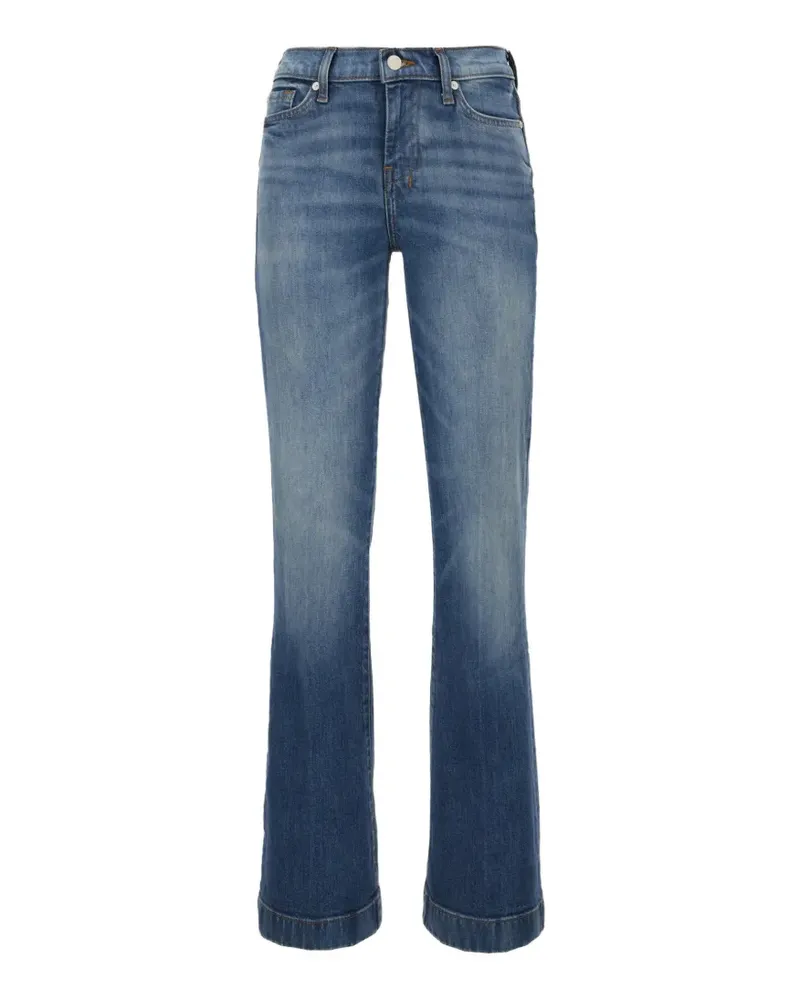 7 for all mankind embroidered bootcut jeans - Blau Blau