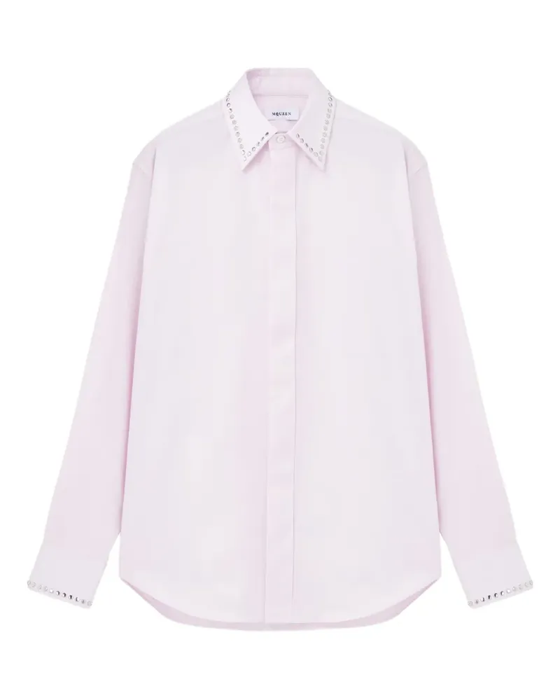 Alexander McQueen Hemd mit verziertem Kragen - Rosa Rosa