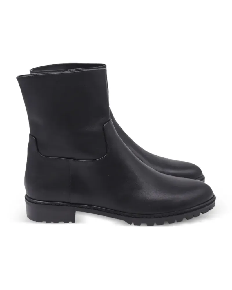 Stuart Weitzman City Zip Stiefeletten - Schwarz Schwarz