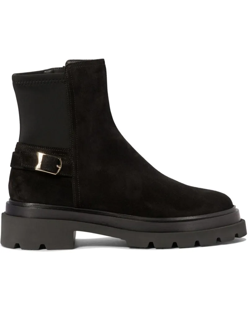 Santoni Erin Stiefel - Schwarz Schwarz