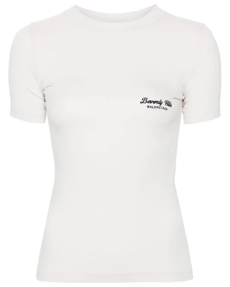 Balenciaga Beverly Hills T-Shirt - Nude Nude