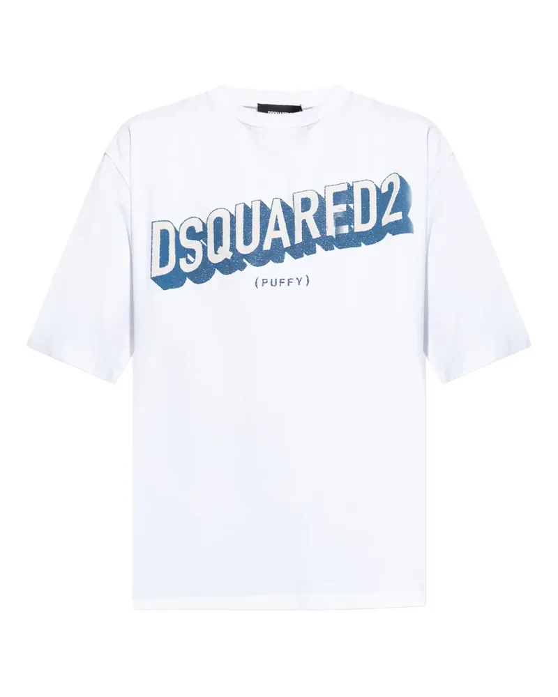 Dsquared2 T-Shirt im Oversized-Look - Weiß Weiß