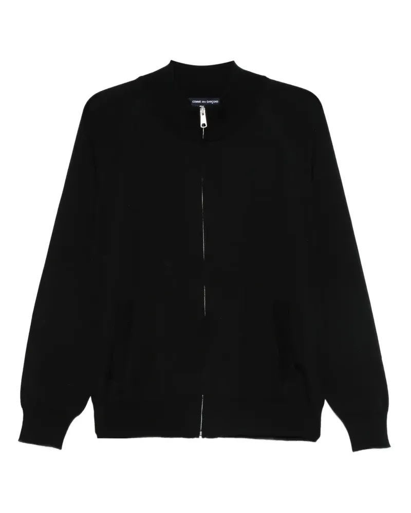 Comme des Garçons Pullover mit Reißverschluss - Schwarz Schwarz