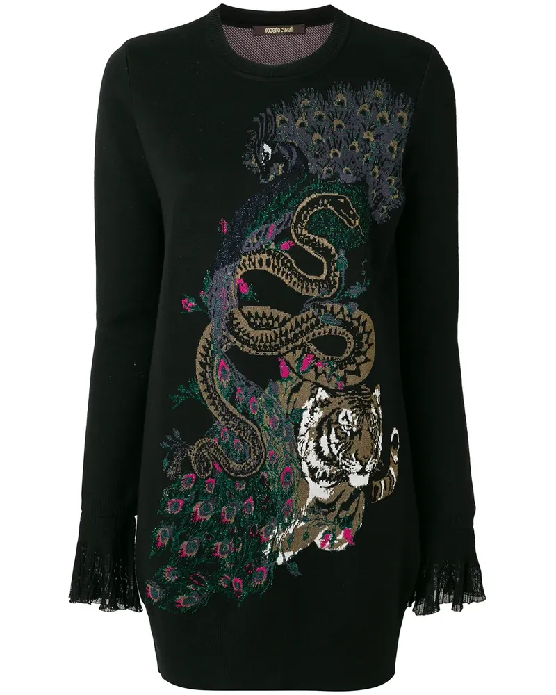 Roberto Cavalli Pullover mit langen Ärmeln - Schwarz Schwarz