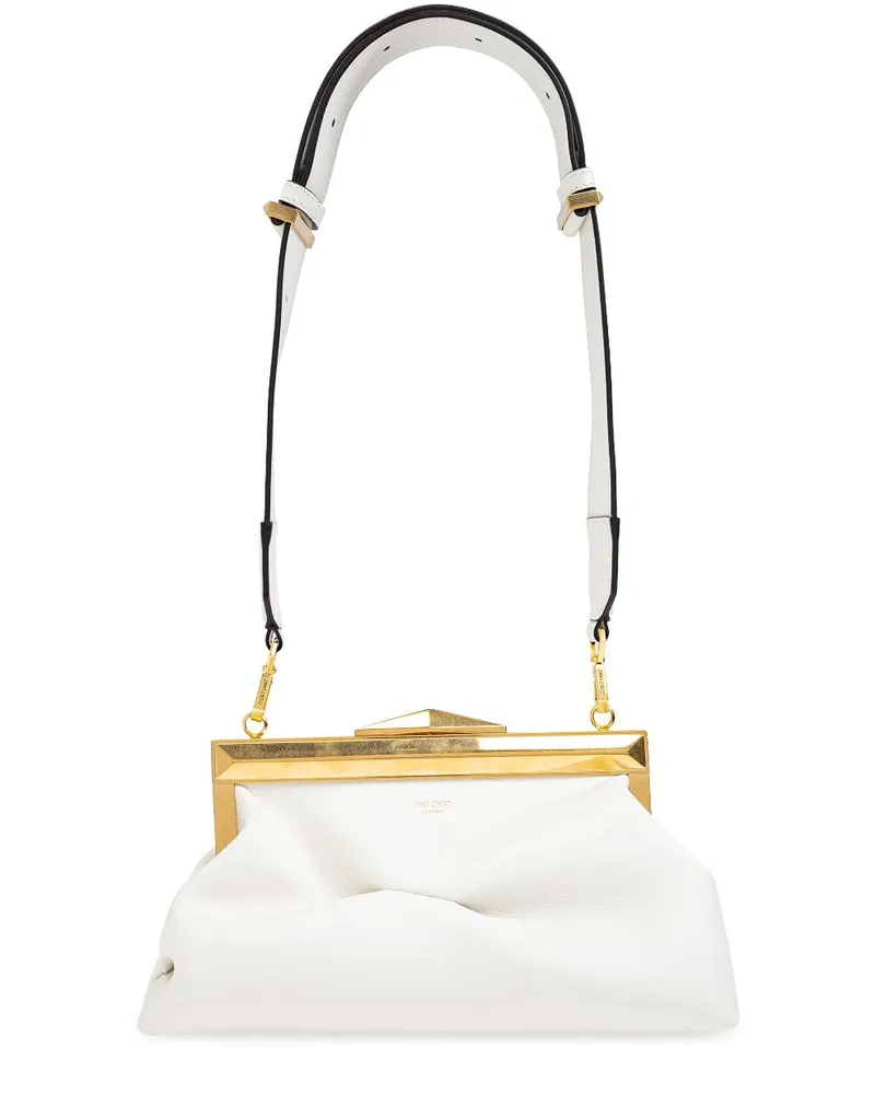 Jimmy Choo Diamond Frame Clutch - Weiß Weiß